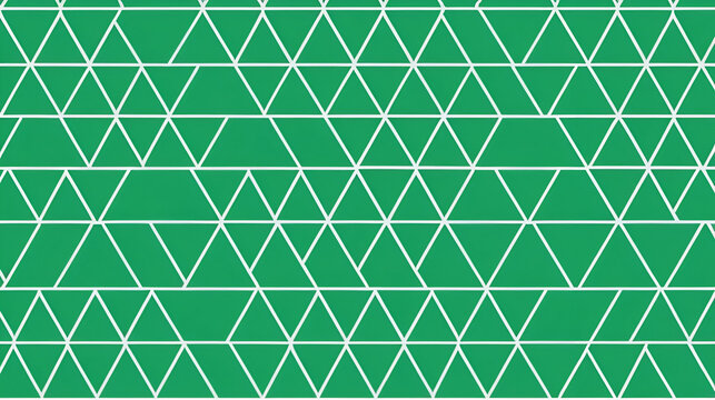 Green Quincunx Seamless Triangle Pattern Vector