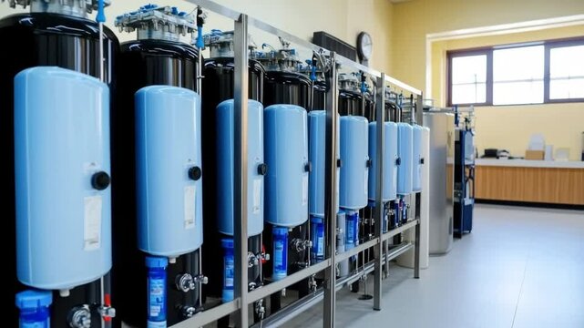 Reverse osmosis drinking water production plant