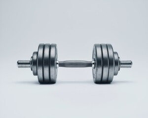 Naklejka premium dumbbell on white background