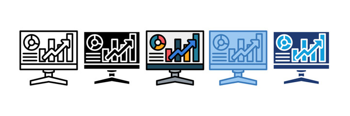Visualization Icon Element For Design