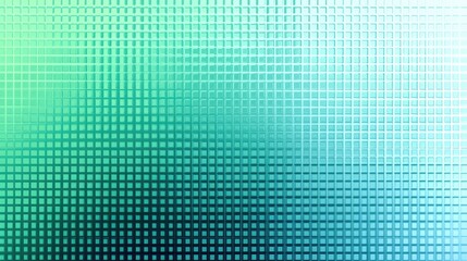 Fototapeta premium Mint green and teal grid pattern background.