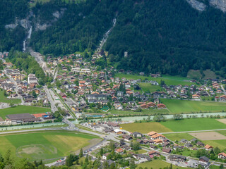 Switzerland, Meiringen, a view of a city