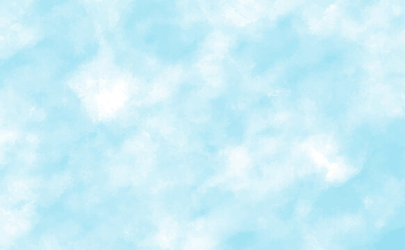 青空に浮かぶ雲のベクター背景