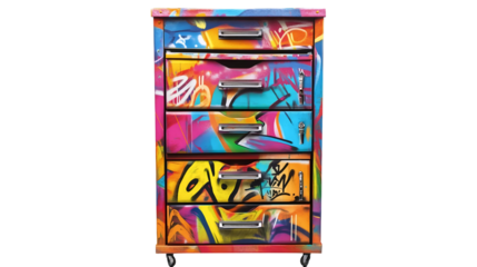 Graffiti Filing Cabinet