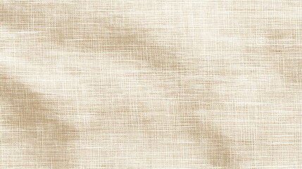 Fototapeta premium Light beige linen texture with subtle variations.