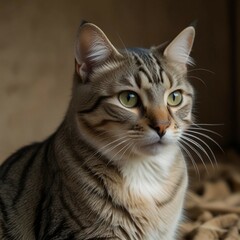 Fototapeta premium portrait of a cat