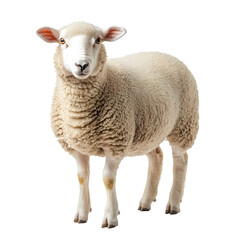 Fototapeta premium Sheep Animal Transparent Background Clipart PNG