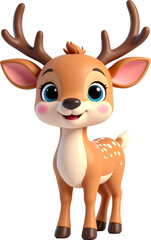 3D 사슴 캐릭터