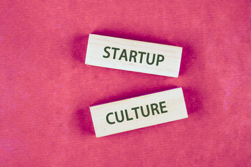 The STARTUP CULTURE concept phrase. Inspiration Motivation Creative Innovation Graphic Concept