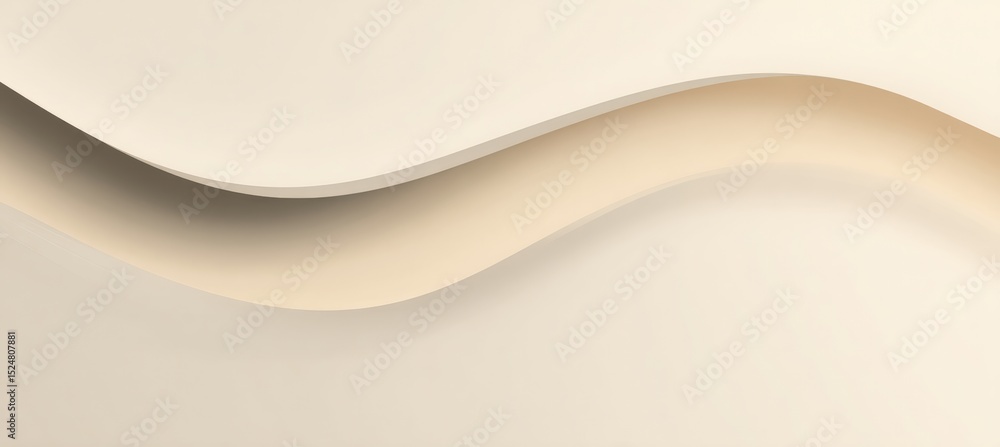 Poster matte bone white background with subtle shadow for product display