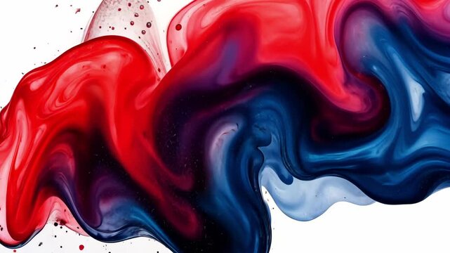  Liquid glowing multicolor neon dust. Fluid animation. Abstract background