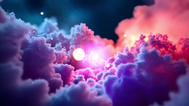 Particle seamless background
