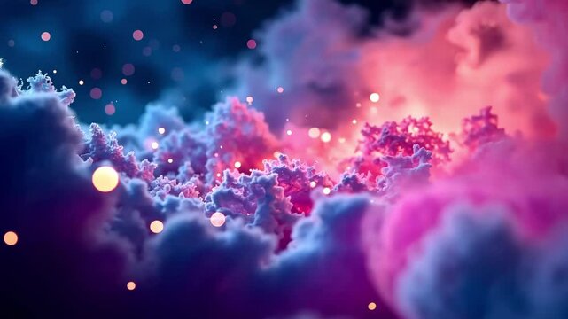 Particle seamless background