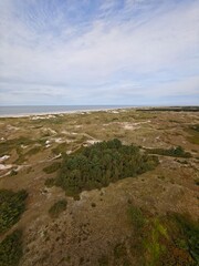Blick auf Amrum vom Leuchtturm