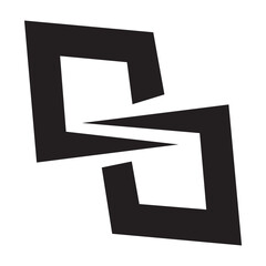 abstract letter s icon