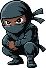 Cartoon Ninja Character