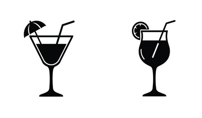 White background wine glass vector 
