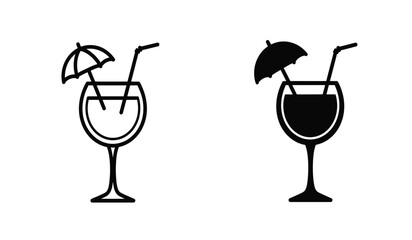 White background wine glass vector 