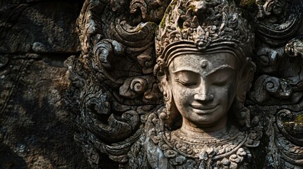 Fototapeta premium Offers free graphic resources, including vectors and stock photos related to Angkor Wat's restoration.