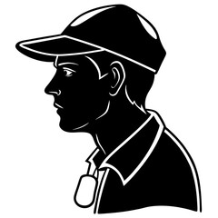 Silhouettes of a woman and man reading books in a business setting