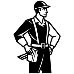 Silhouettes of a woman and man reading books in a business setting