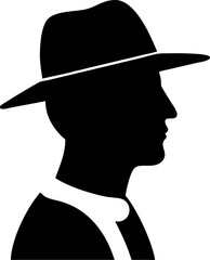 Silhouettes of a woman and man reading books in a business setting