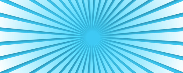 Blue sunburst pattern abstract background. Blue sunburst pattern background vector illustration. Spiral radial striped backdrop design. Dark blue and white twisted swirl. Abstract background with ray