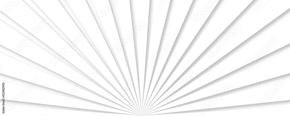 Aufkleber elegant abstract white monochrome background with square shapes and shiny lines. sunburst pattern. b