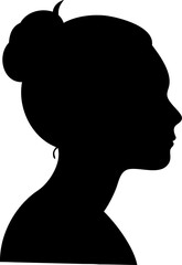 Silhouettes of a woman and man reading books in a business setting