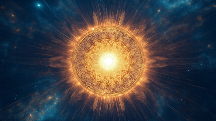 sun in space