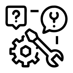 Problem Fix Solution Repair Icon