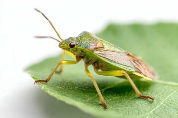 Obraz premium A tiny bug rests peacefully, revealing delicate wings and vibrant colors keenly felt.