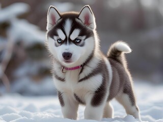 可愛いハスキー[GenerativeAI]