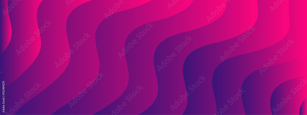 Fototapete Abstract background featuring diagonal gradient stripes in varying widths. Diagonal bands are soft-edged. Cool and modern futuristic, sleek appearance with subtle lighting effects