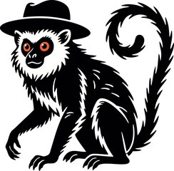 Lemuroidea in Style – The Dapper Jungle Sentinel