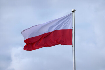 Flagge der Republik Polen