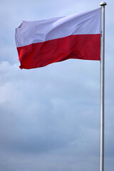 Flagge der Republik Polen