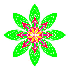 abstract flower vector illustration
