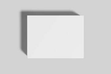 Blank mailing box mock-up 