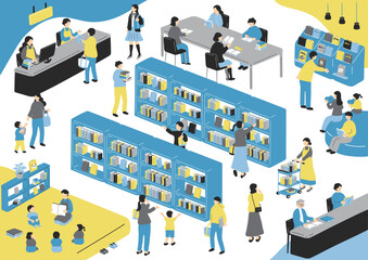 図書館の風景
