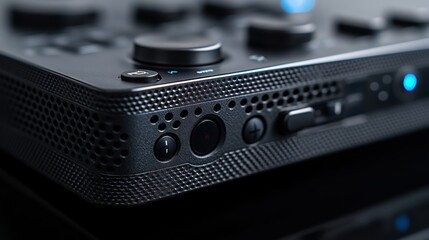 Obraz premium Modern electronic device closeup