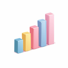 Pastel 3D Bar Chart
