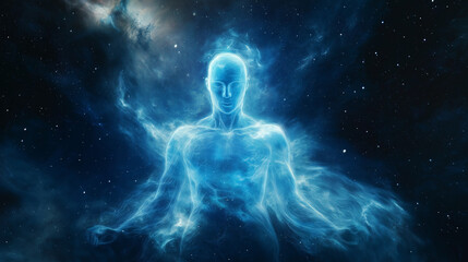 man in the sky
