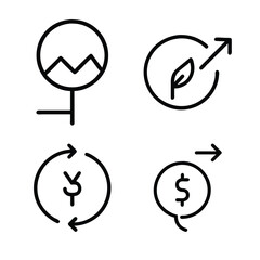 A diverse collection of vector icons for web design, featuring business, medical, and dollar symbols