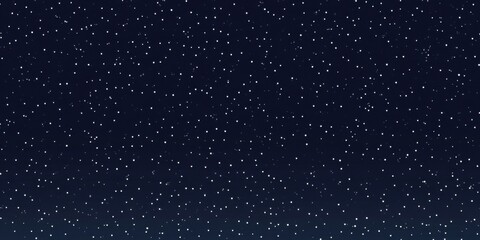 Minimal flat night sky in deep navy with tiny noisy grain simulating stardust across the sky soft and atmospheric