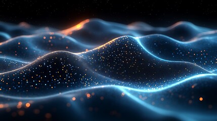 Obraz premium Abstract digital waves background design