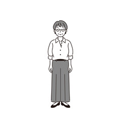 シニア世代のビジネスウーマン