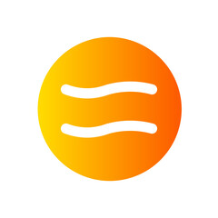 is approximately equal to gradient icon