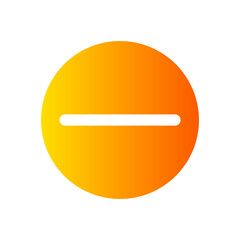 minus gradient icon