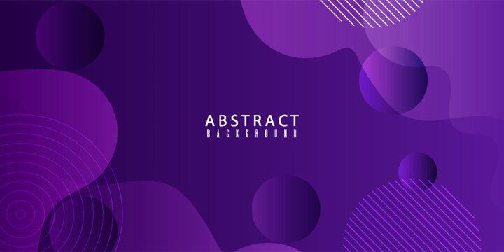 modern banner. fluit purple backgroung. vector Illustration